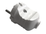 White plug without grounding LMA063 Lemansault