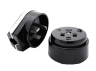 Plug and socket for electric stoves single-phase with grounding black bakelite LMA316 Lemanso