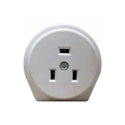 Surface socket for electric stoves single-phase with grounding white LMA313 Lemanso