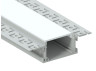 Aluminum profile for LED strip for plasterboard AL-21-5 1 meter anodized under plaster LEDUA