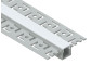 Aluminum profile for LED strip for plasterboard AL-21-4 1 meter anodized under plaster LEDUA