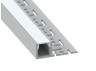 Aluminum profile for LED strip for plasterboard AL-21-3 1 meter anodized under plaster side LEDUA
