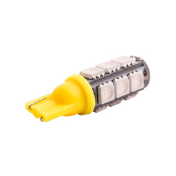 LED car lamp T10-5050-13smd yellow 12V LEDUA