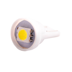 LED car lamp T10-5050-1smd white 12V LEDUA