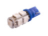 LED car lamp T10-5050-9smd blue 12V LEDUA