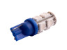 LED car lamp T10-5050-9smd blue 12V LEDUA