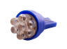 LED car lamp T10-7pc-round LED blue 12V LEDUA