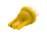 LED car bulb T10-7pc-round LED yellow 12V LEDUA