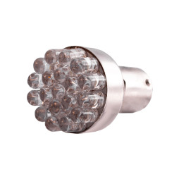 LED car bulb T25-19pcs-round LED 1156 white 12V LEDUA