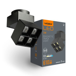 MAGNETIC track light VIDEX VL-TRMS-LE24B 7.5W 4000K 48V Black