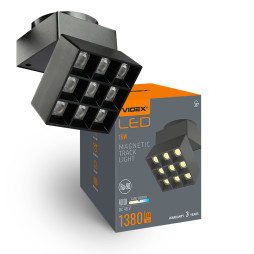 MAGNETIC track light VIDEX LE29B 16W 4000K 48V Black