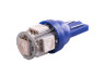 LED car lamp T10-5050-5smd blue 24V LEDUA