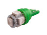 LED car lamp T10-5050-5smd green 24V LEDUA