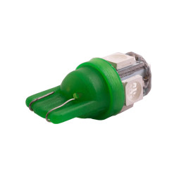 LED car lamp T10-5050-5smd green 24V LEDUA