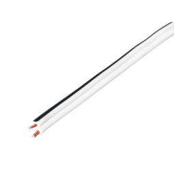 Wire ШВП 2х0.5 white copper 0.358 mm2 Vinnitsa (packing 100m)