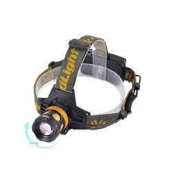 Headlamp 6813-T6, microUSB, 2*18650, zoom, Box POLICE