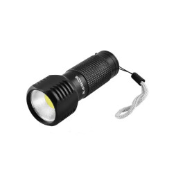 Handheld flashlight BL-8154-COB-10W, hand strap, 3*AAA POLICE
