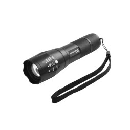 Handheld flashlight B026-LM, 3*AAA, hand strap, zoom POLICE