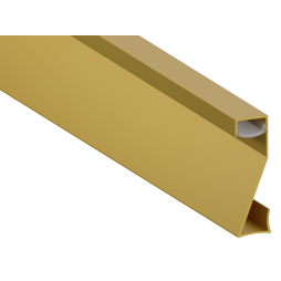 Aluminum profile for LED strip plinth AL-68 2 meters gold surface-mounted LEDUA