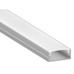 Aluminum profile for LED strip AL-115 2 meters anodized overhead LEDUA