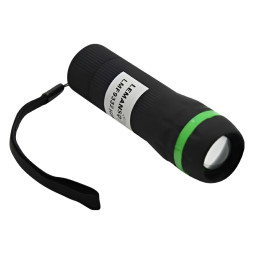 Flashlight LEMANSO 1W 65LM black ZOOM / LMF9332 ABS