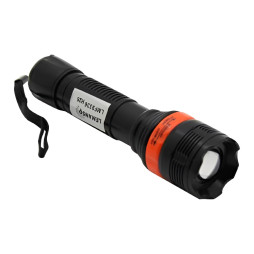 Flashlight LEMANSO 1W 65LM black (3 modes) / LMF9336 ABS
