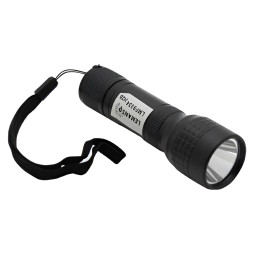 Flashlight LEMANSO 1W 65LM black / LMF9334