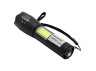 LEMANSO XPE COB 1W/ LMF9327 flashlight with charging port + 800 mAh 18650 battery