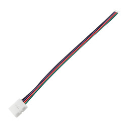 Connector 1 clamp 4pin 10mm wire 15cm for RGB tape Lemanso / LMA9403