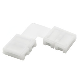 L connector for LED strip Lemanso 10mm 2pin (two clamps)/ LMA9423