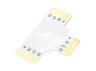 T connector for LED strip Lemanso 10mm 4pin without clamps / LMA9432