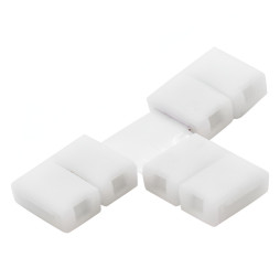 T connector for LED strip Lemanso 8mm 2pin (three clamps)/ LMA9421