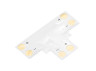 T connector for LED strip Lemanso 8mm 2pin without clamps / LMA9427