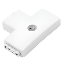 T connector for LED strip RGB Lemanso plastic three sockets / LMA9437