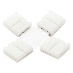 X connector for LED strip Lemanso 10mm 2pin (4 terminals)/ LMA9425