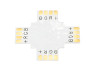 X connector for LED strip Lemanso 10mm 4pin without clamps / LMA9434