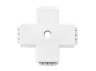 X connector for RGB LED strip Lemanso plastic 4 sockets / LMA9438