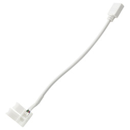Connector for RGB LED strip Lemanso 4pin (socket + clamp) wire 15cm/ LMA9419