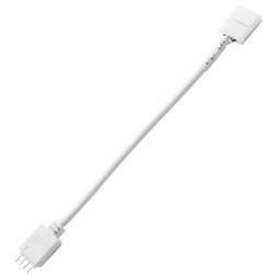 Connector for RGB LED strip Lemanso 4pin (plug + clamp) wire 15cm/ LMA9418