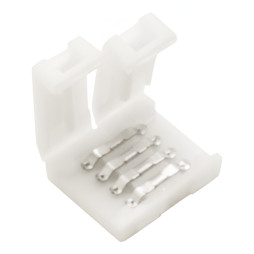 Connector (plastic), 2 clamps 4pin for RGB Lemanso /LMA9435