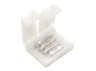Connector (plastic), 2 clamps 4pin for RGB Lemanso /LMA9435