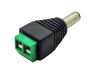 DC 5.5*2.1mm power plug with Lemanso / LMA9405 terminals (bolt-type wire clamp)