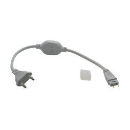 Power cord with connector Lemanso LD1802 for LED strip 120SMD 230V IP68
