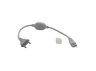 Power cord with connector Lemanso LD1802 for LED strip 120SMD 230V IP68