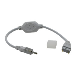 Power cord with connector Lemanso LD1803 for LED strip 180SMD 230V IP68
