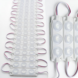 Led module No. 3 eg.12V power 2.0W 3*2835 140lm IP65 angle:10*60° / multiple of 20 pcs.