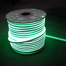 Neon LEMANSO 120 degrees. 120LED 6W/m IP65 green 2835SMD 220V 2160LM / LM856 “Havana” 100m/coil