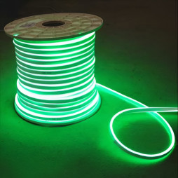 Neon LEMANSO 240 degrees 120LED 6W/m IP65 green 2835SMD 220V 2160LM / LM858 "Ibiza" 100m/bay