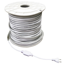 Neon LEMANSO 240 degrees 120LED 6W/m IP65 pink 2835SMD 220V 2160LM / LM858 "Ibiza" 100m/coil