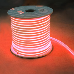 Neon LEMANSO 240 degrees 120LED 8W/m IP65 red 2835SMD 220V 3120LM / LM859 "Ibiza" 100m/coil